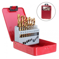 Набір свердел Drillpro HSS з титановим покриттям для металу та дерева (від 1 мм до 10 мм) – точність та довговічність для кожного проєкту